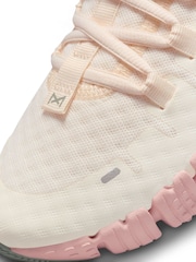 Nike White Chrome Free Metcon 5 Training Trainers - Image 9 of 13