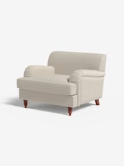 MADE.COM Cotton Weave Pebble Grey Orson Loveseat - Image 1 of 3