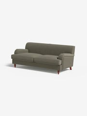 MADE.COM Cotton Weave Dark Olive Orson 3 Seater Sofa - Image 1 of 4