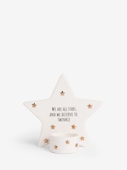 White Sentiment Tea Light Candle Holder - Image 4 of 5