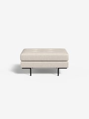 MADE.COM Pax Boucle Off White Harlow Footstool - Image 2 of 3