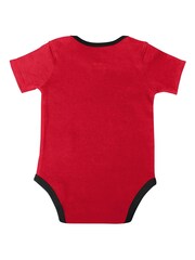 Fanatics Newborn 100% Cotton NBA Chicago Bulls Bank Shot Creeper Black Short & T-Shirt Set - Image 3 of 5