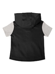 Fanatics Newborn 100% Cotton NBA Chicago Bulls Bank Shot Creeper Black Short & T-Shirt Set - Image 5 of 5