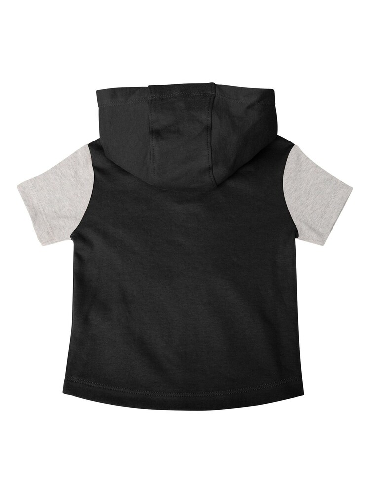 Fanatics Newborn 100% Cotton NBA Chicago Bulls Bank Shot Creeper Black Short & T-Shirt Set - Image 5 of 5