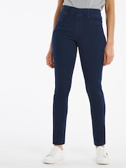 Simply Be Blue Erin Bootcut Jeggings - Image 3 of 5