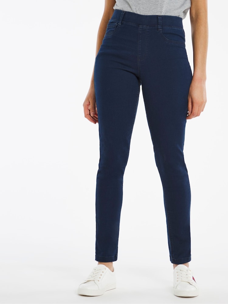 Simply Be Blue Erin Bootcut Jeggings - Image 3 of 5