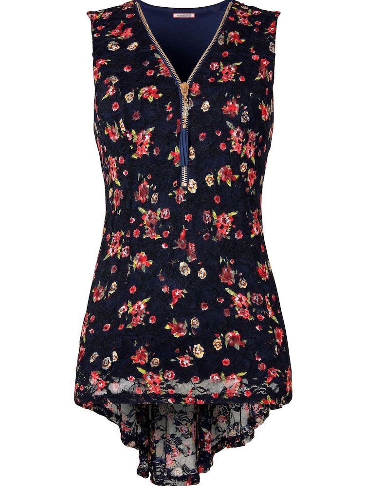 Joe Browns Top mit floraler Spitze und Reißverschluss - Bild 5 von 5