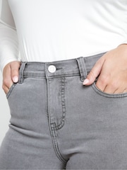Simply Be Grey 24/7 Blue Skinny Jeans - Image 4 of 5