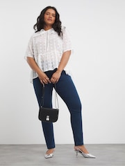 Simply Be Dark Indigo Blue Bella Slim Leg Jeggings - Image 5 of 5