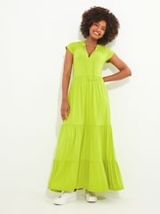 Joe Browns Green/Yellow Tassel Tie Boho Maxi Dress - Image 1 of 5