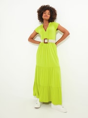 Joe Browns Green/Yellow Tassel Tie Boho Maxi Dress - Image 2 of 5