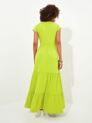 Joe Browns Green/Yellow Tassel Tie Boho Maxi Dress - Image 3 of 5