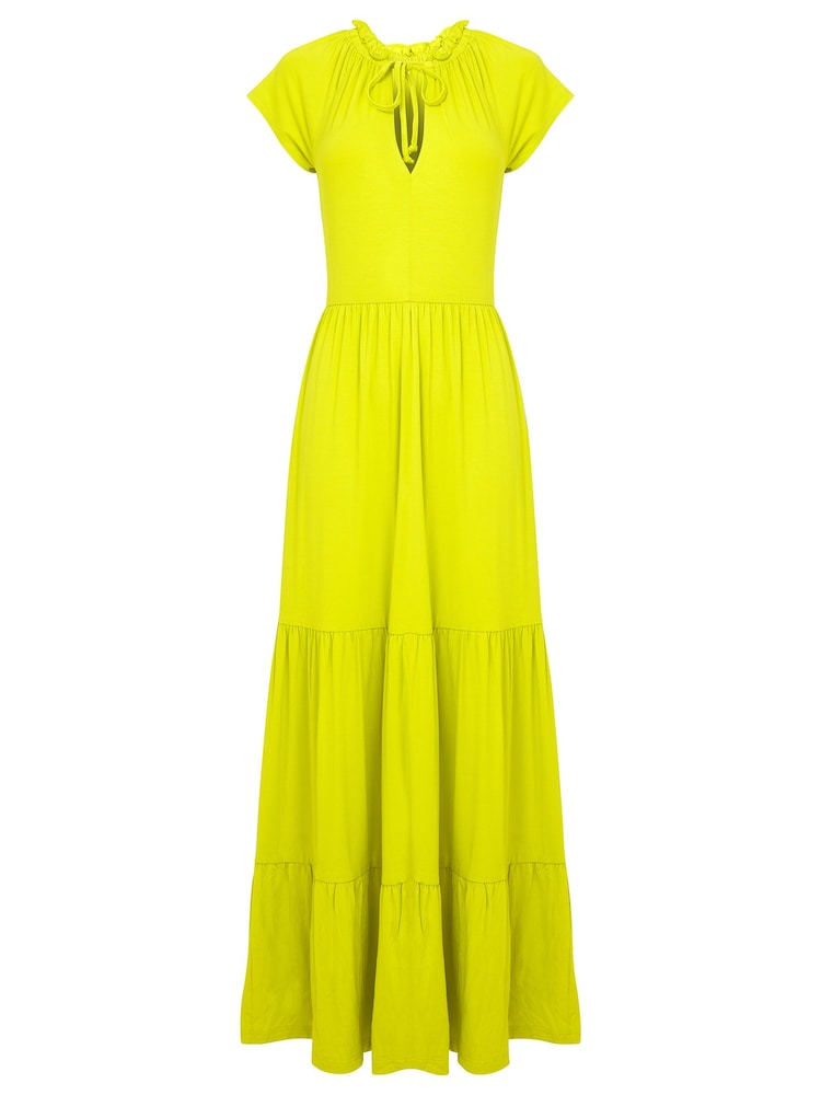 Joe Browns Green/Yellow Tassel Tie Boho Maxi Dress - Image 5 of 5