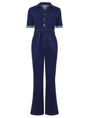 Joe Browns Blue Dixie Denim Jumpsuit - Image 6 of 6