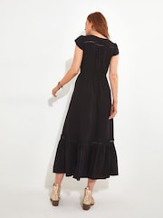 Joe Browns Black Colourblock Boho Maxi Dress - Image 3 of 5