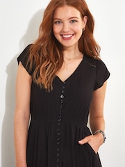 Joe Browns Black Colourblock Boho Maxi Dress - Image 4 of 5