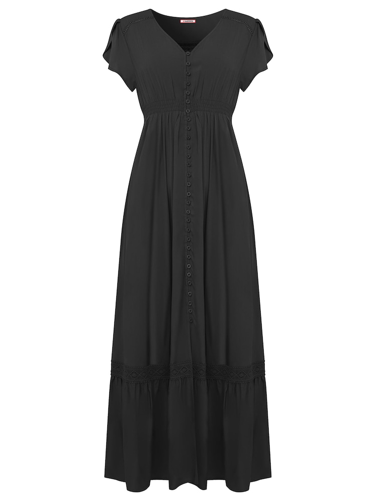 Joe Browns Black Colourblock Boho Maxi Dress - Image 5 of 5