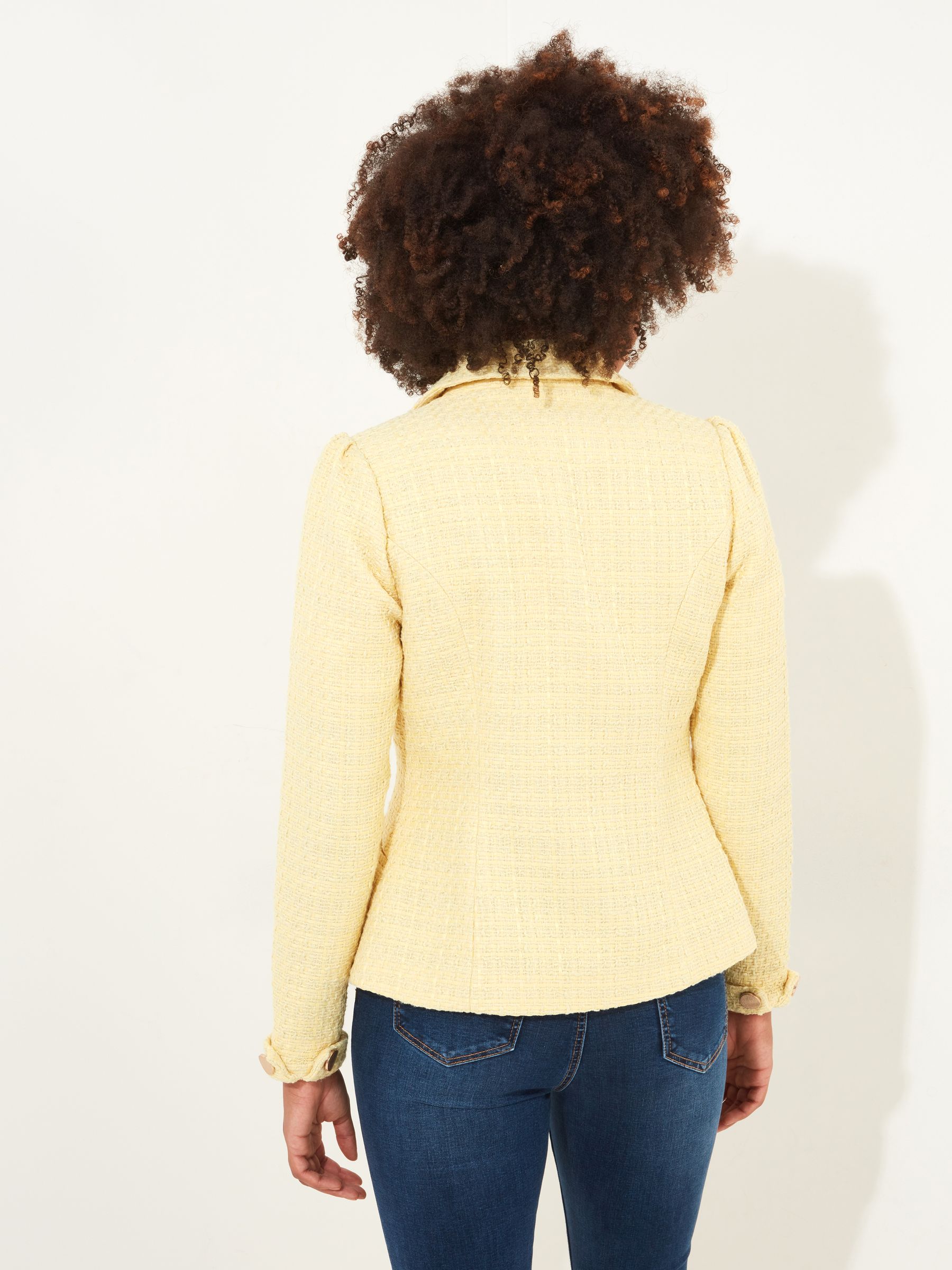 Buy Joe Browns Yellow Retro Cropped Blazer from Next Luxembourg