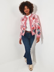 Joe Browns Boutique Steppjacke mit Blumenstickerei - Bild 3 von 7