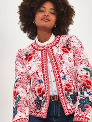 Joe Browns Boutique Steppjacke mit Blumenstickerei - Bild 6 von 7