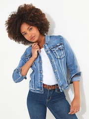 Joe Browns Blue Boutique Embellished Denim Jacket - Image 1 of 7