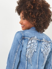 Joe Browns Blue Boutique Embellished Denim Jacket - Image 5 of 7