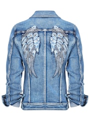 Joe Browns Blue Boutique Embellished Denim Jacket - Image 7 of 7