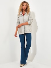 Joe Browns Natural Boutique Vintage Embroidered Festival Utility Jacket - Image 3 of 8