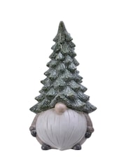 Decoris White/Green Terracotta Christmas Gnome Ornament - Image 2 of 2