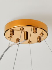 Visconte by BHS Polished Brass Pagani Ceiling Light - Image 2 of 4