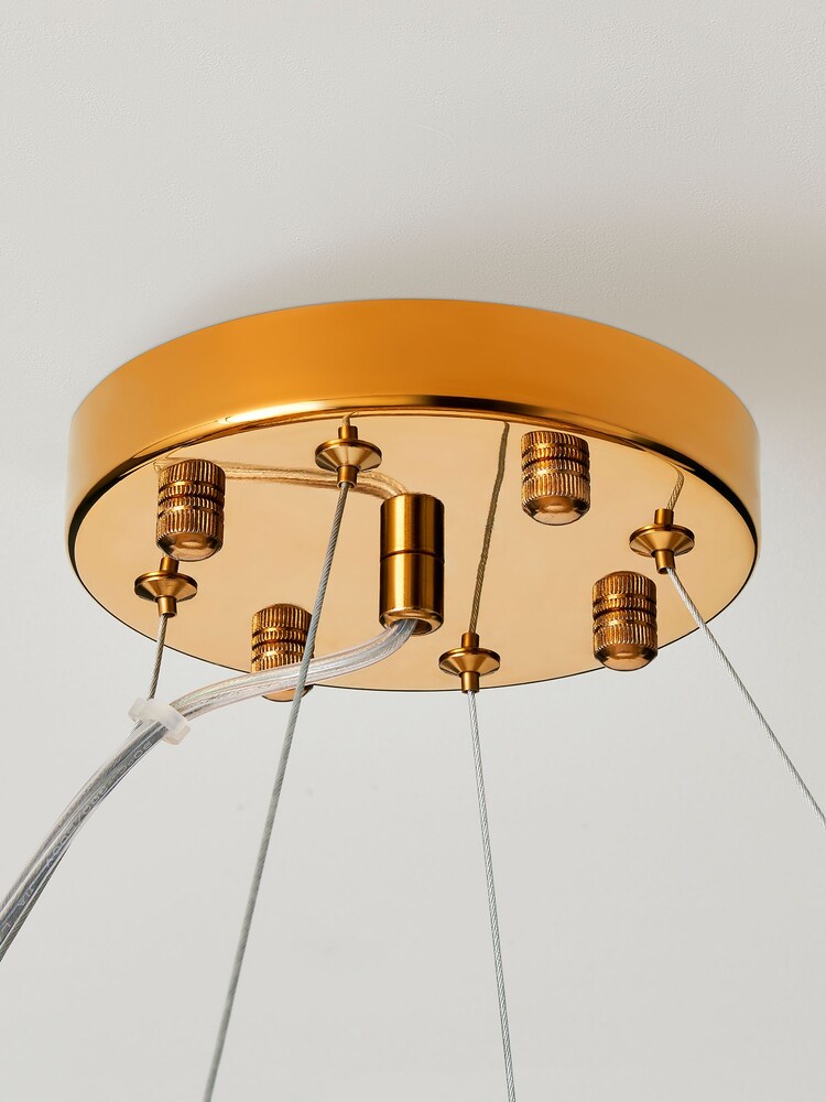 Visconte by BHS Polished Brass Pagani Ceiling Light - Image 2 of 4