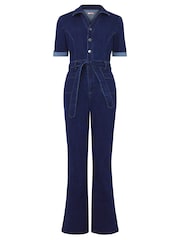 Joe Browns Blue Petite Abstract Butterfly Wide Leg Dresses - Image 4 of 4