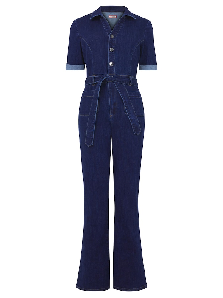 Joe Browns Blue Petite Abstract Butterfly Wide Leg Dresses - Image 4 of 4