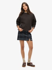 Superdry Blue Check Mini Skirt - Image 4 of 4