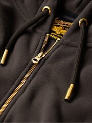 Superdry Brown Tattoo Rhinestone Backprint Zip Hoodie - Image 6 of 7