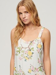 Superdry Grey Woven Tiered Maxi Dress - Image 2 of 5