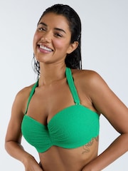 Boux Avenue Green Honolulu Strapless Bandeau Bikini Top - Image 4 of 6