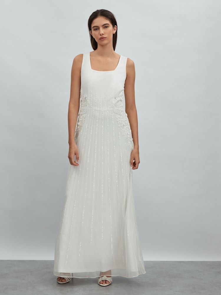 Raishma Embellished Removable Bolero Maxi Dress - Image 3 of 6