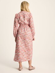 Joules Cassie Pink Broderie Maxi Dress - Image 2 of 7