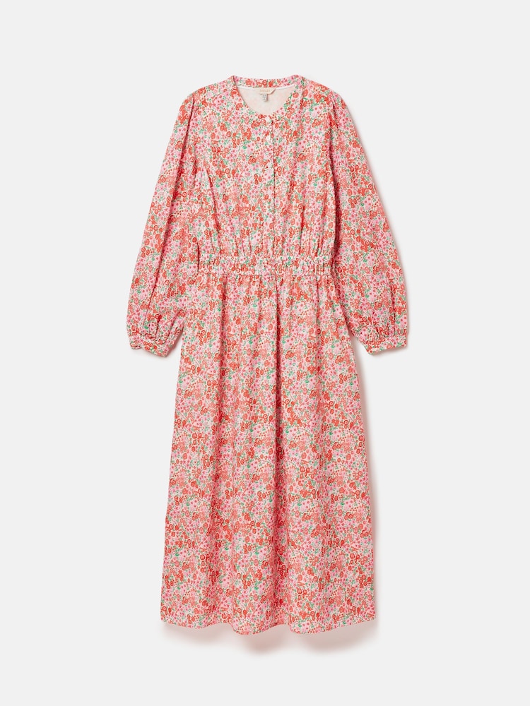 Joules Cassie Pink Broderie Maxi Dress - Image 7 of 7 Joules Cassie Pink Broderie Maxi Dress - Image 7 of 7