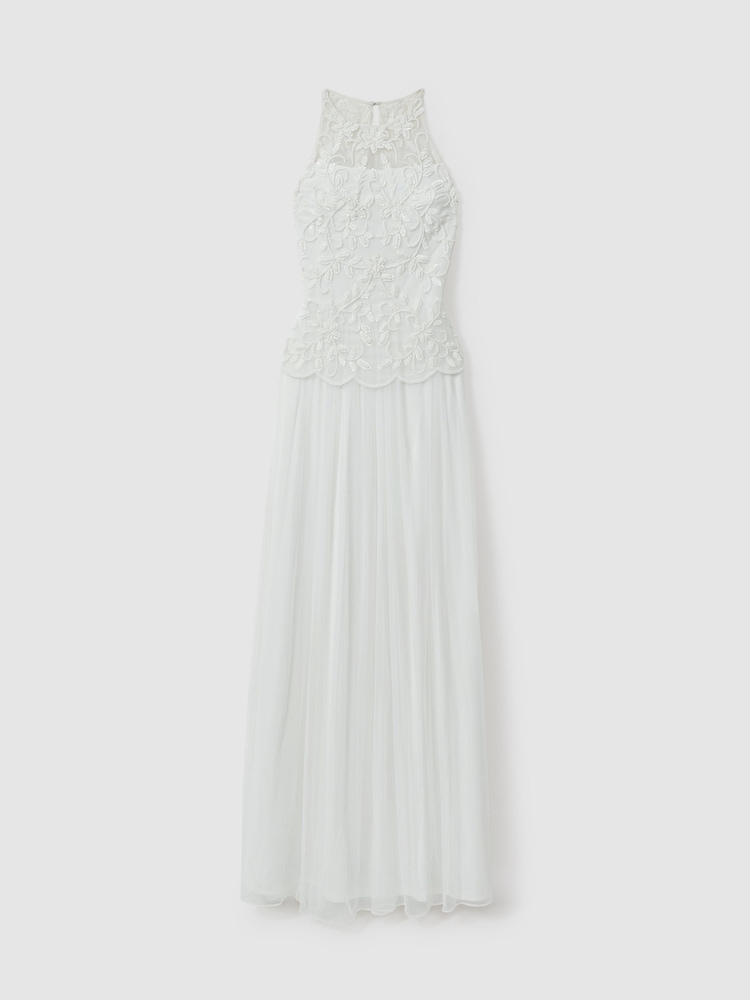 Raishma Embellished High Neck Maxi Dress - Image 2 of 4 Raishma Embellished High Neck Maxi Dress - Image 2 of 4
