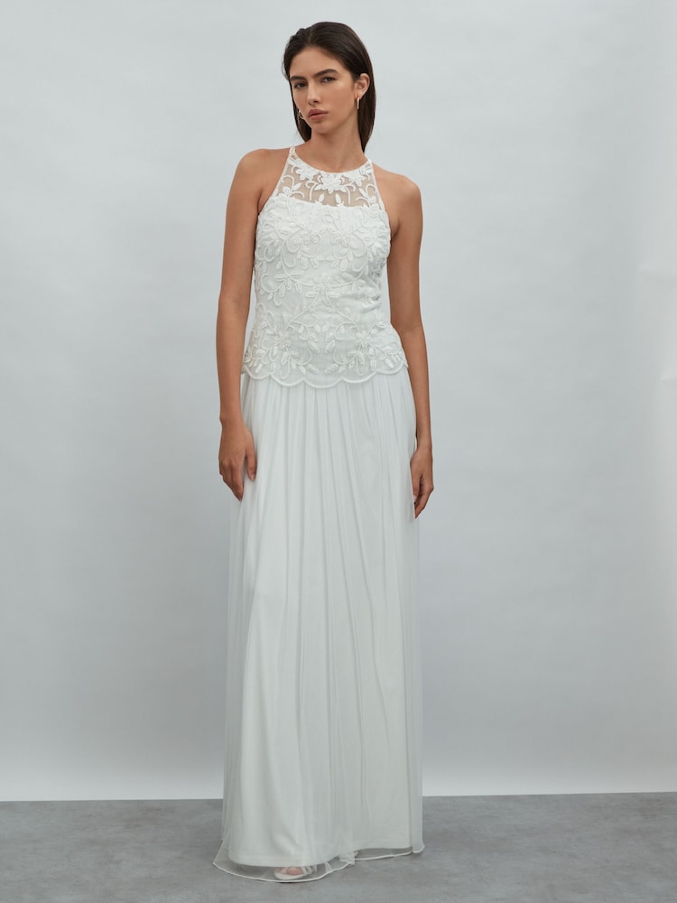 Raishma Embellished High Neck Maxi Dress - Image 3 of 4