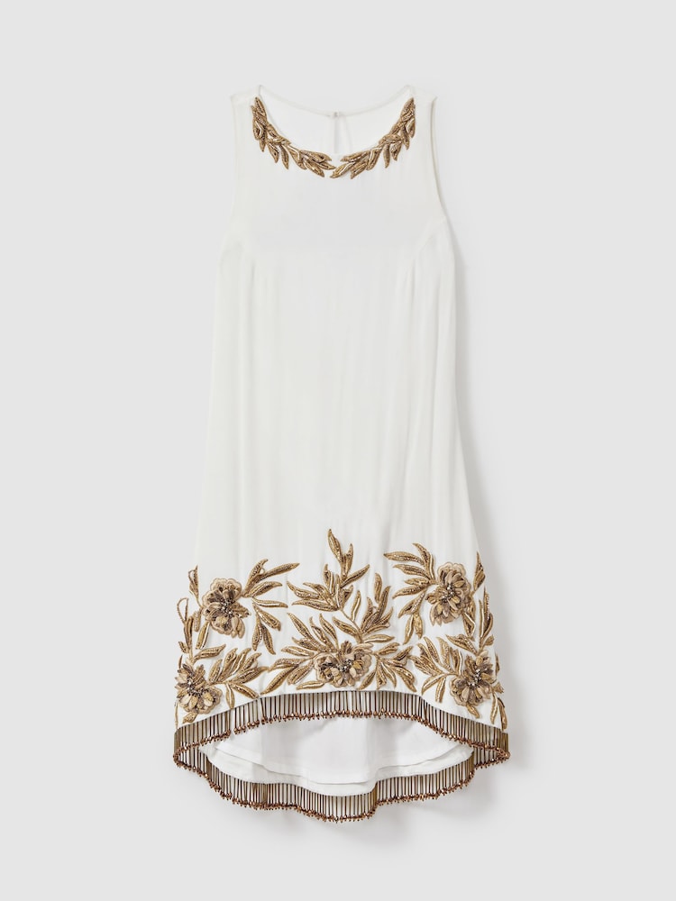 Raishma Embroidered Tassel Mini Dress - Image 2 of 5