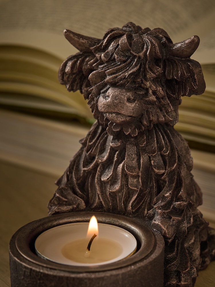 Porte-bougie chauffe-plat Hamish The Highland Cow - Image 3 of 5