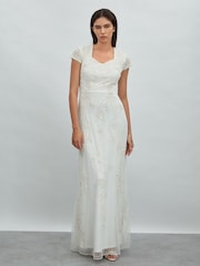 Raishma Floral Beaded Maxi Dress - Image 1 of 5