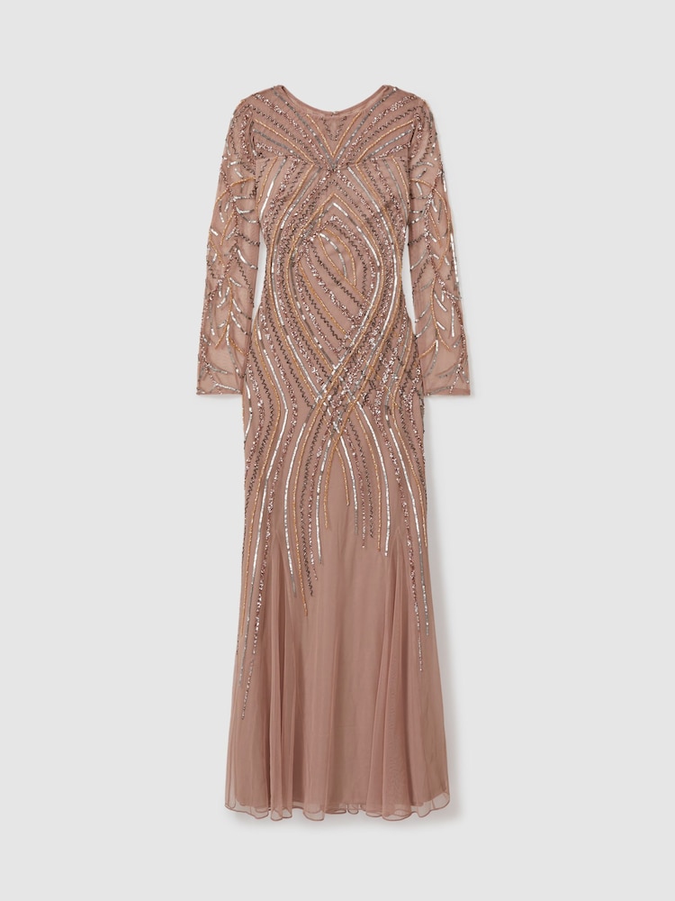 Raishma Embellished Tulle Maxi Dress - Image 2 of 5