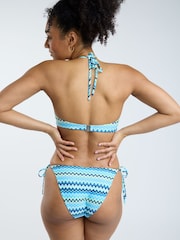 Boux Avenue Blue Nissi Tie Side Bikini Bottoms - صورة 3 من 3