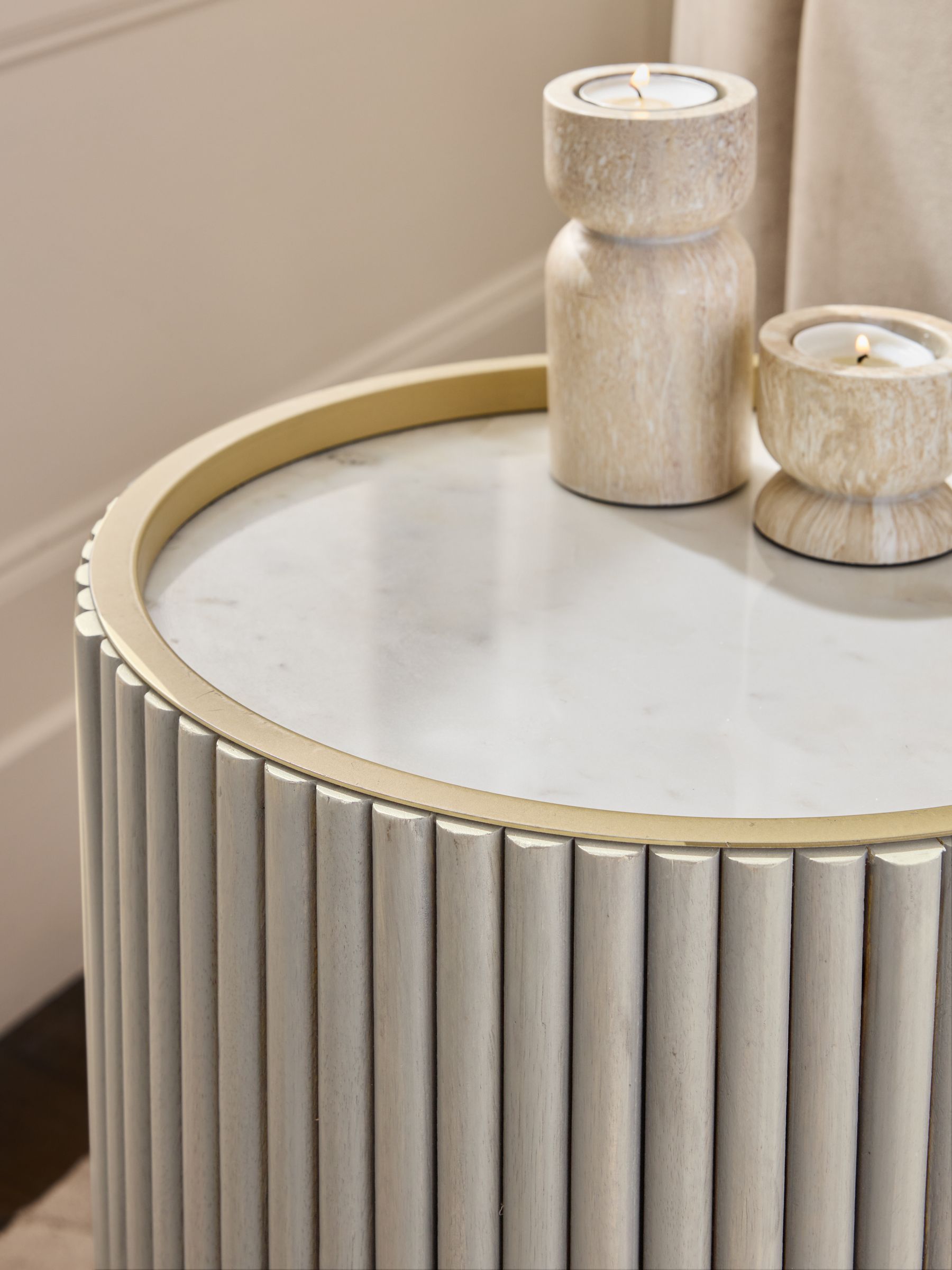 Lisbon Side Table - Castle Grey main image 1