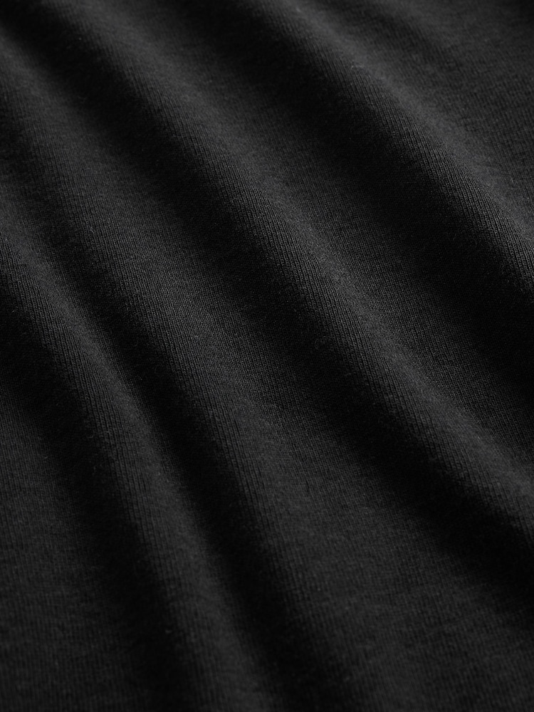 Gap Black Modern Boatneck Long Sleeve T-Shirt - Image 4 of 4 Gap Black Modern Boatneck Long Sleeve T-Shirt - Image 4 of 4
