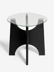 Black Langton Glass Side Table - Image 3 of 4
